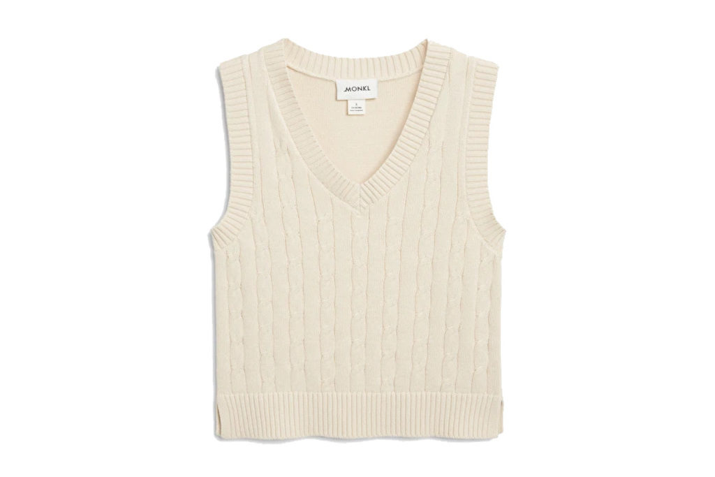 knit vest monki