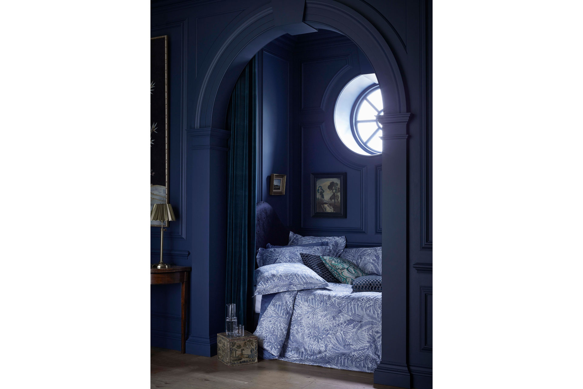 The Best Luxury Bed Linen Brands To Buy In 2024 Interiors   Liberty Bedding Blue 