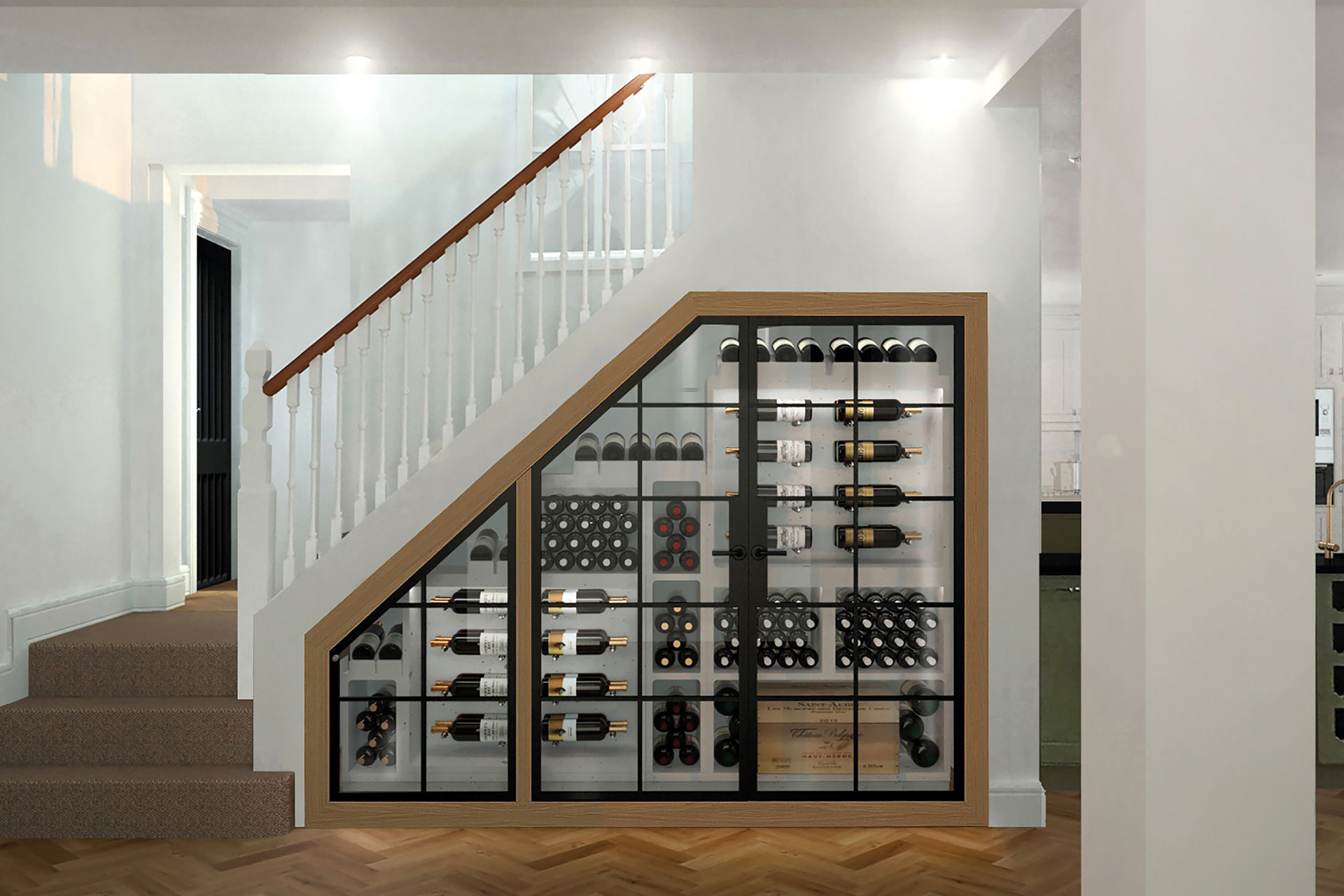 Interiors Inspiration Home Wine Cellars Interiors 2022   Unspiral Cellar 