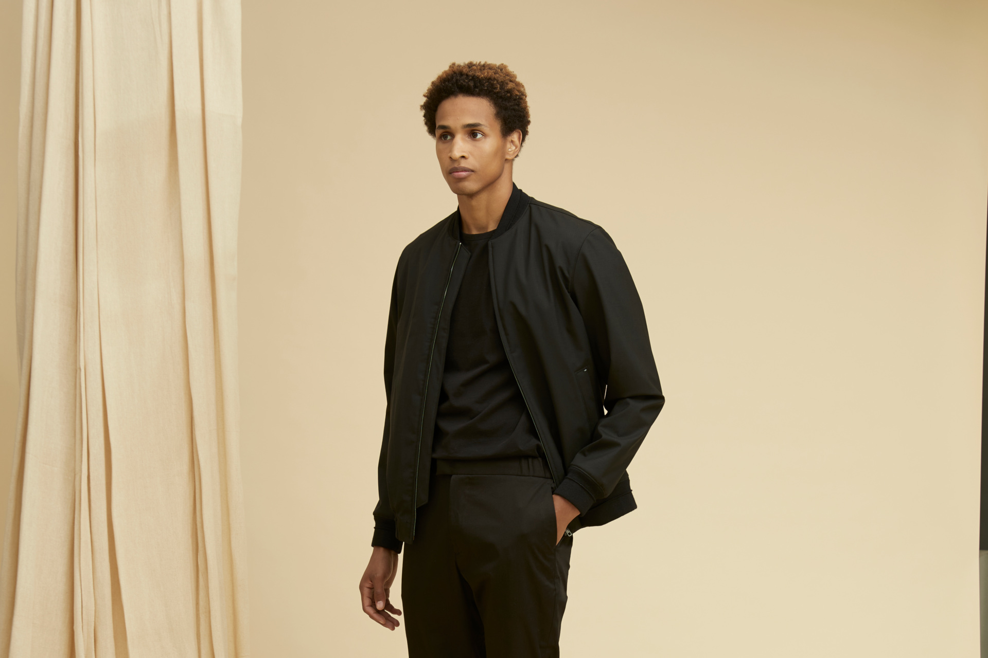TRENDDING Louis Vuitton Luxury Brand Black Mix Brown Bomber Jacket