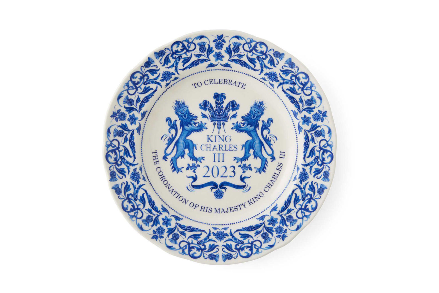 For King & Crockery Commemorative Coronation Plates Interiors