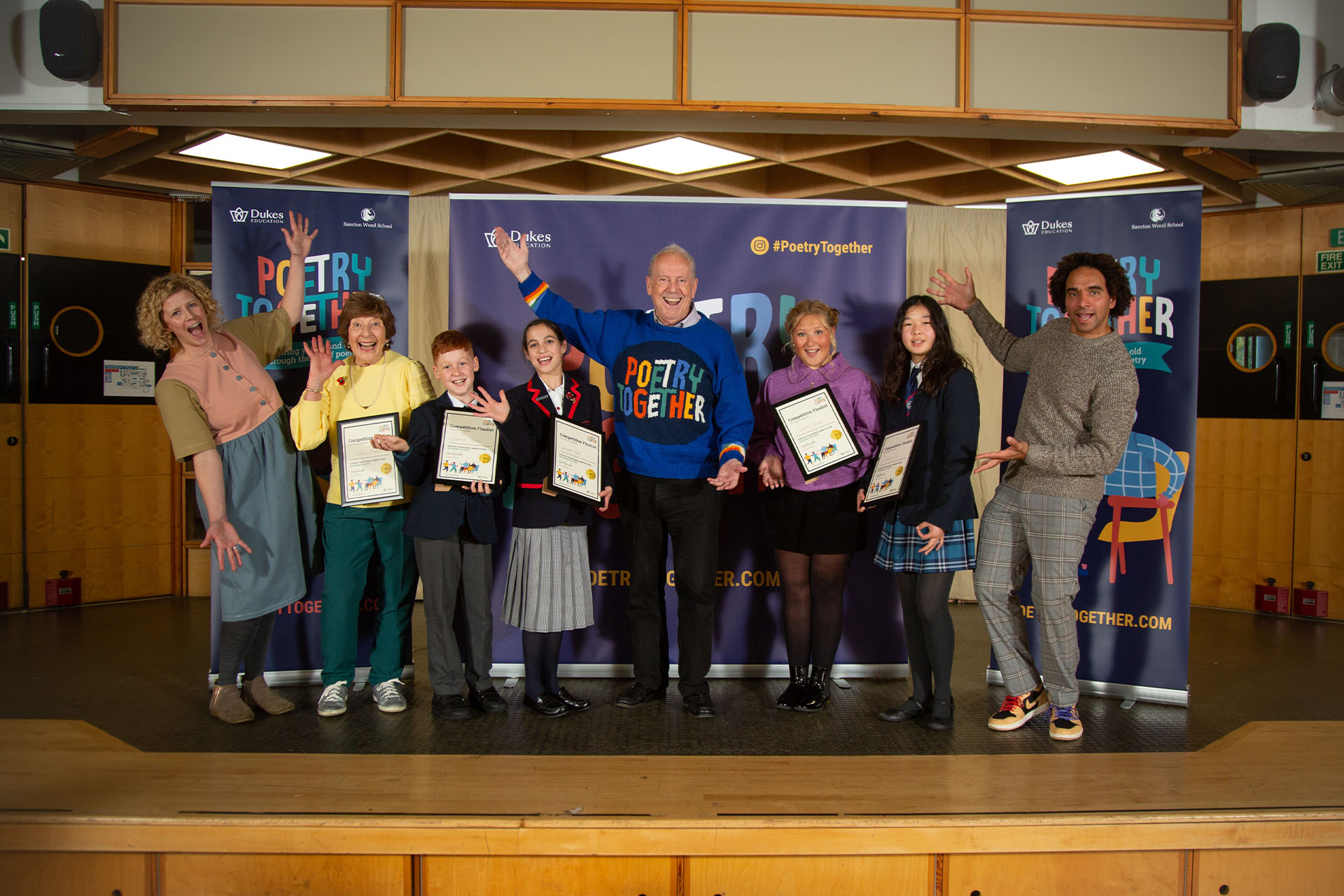 The Winners are decided on Poetry Together's Competition Finals Day