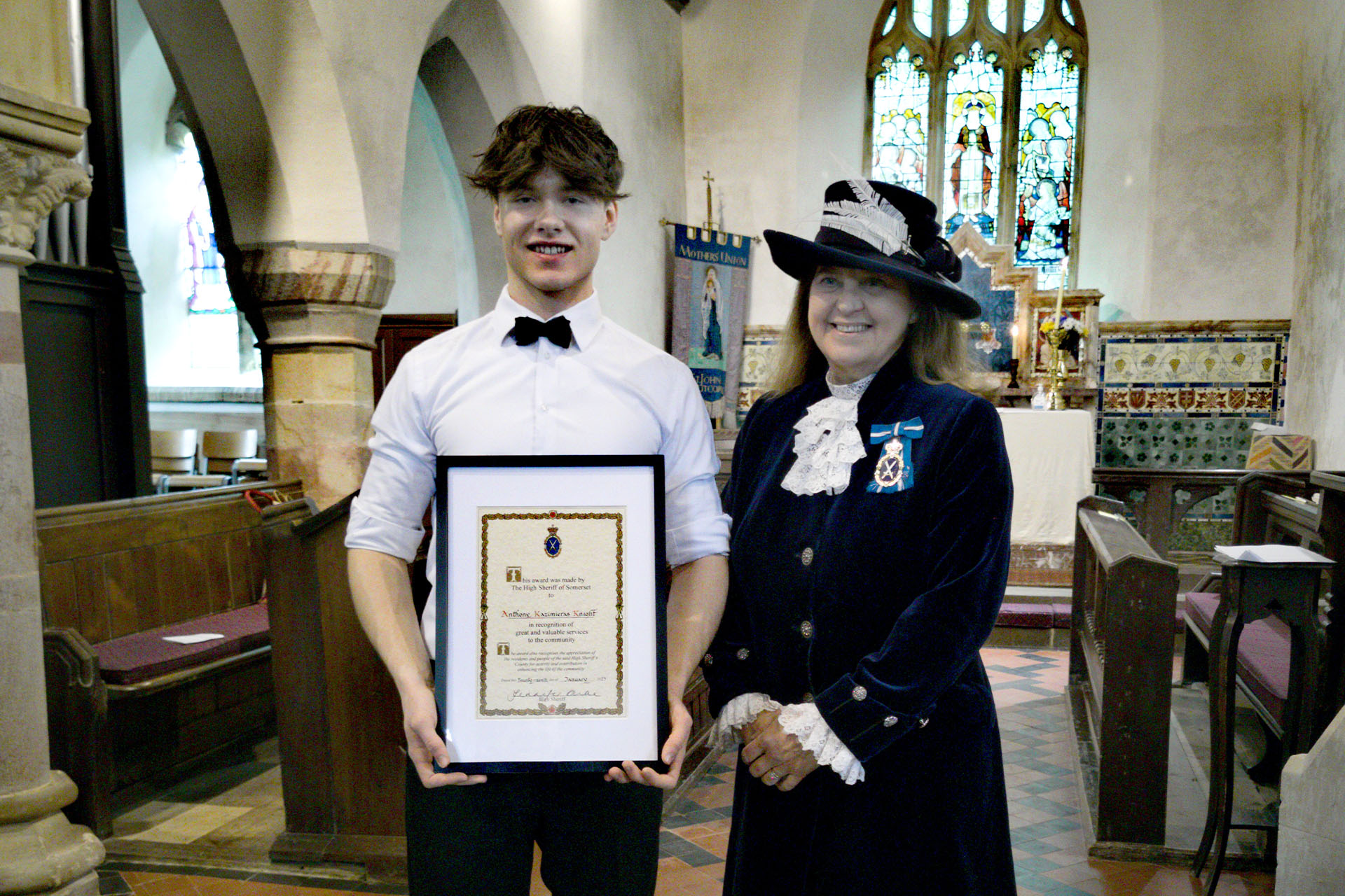 Inspirational Taunton School Student Receives Award