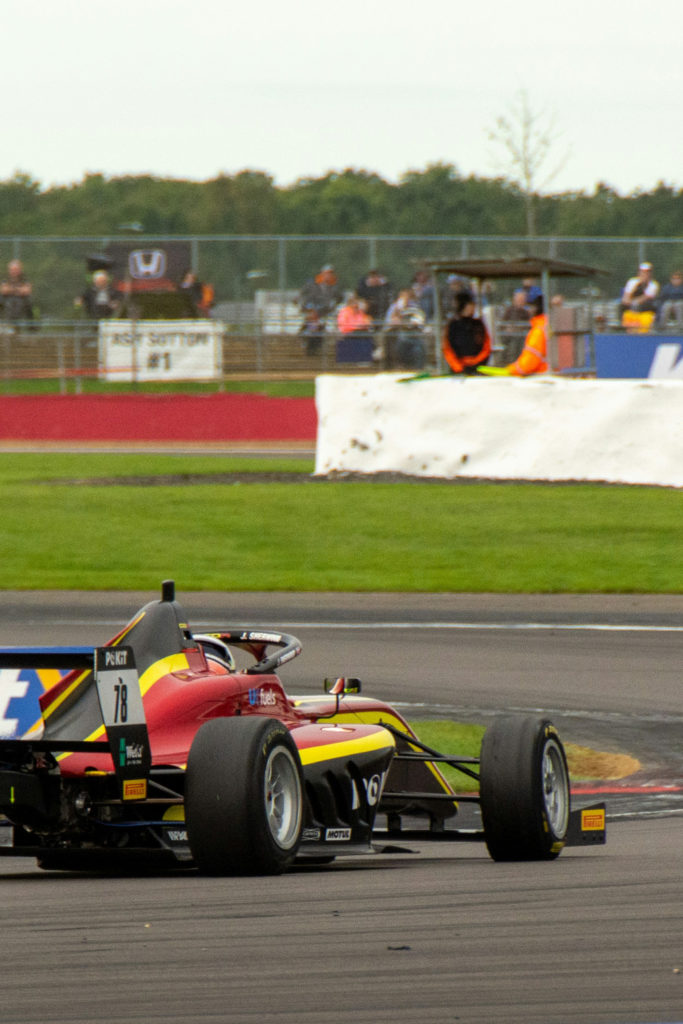 A racecar at Silverstone