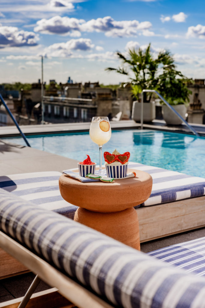 The rooftop pool at The Berkeley in London