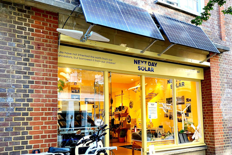 Next Day Solar: London’s First Solar Powered Pop-Up