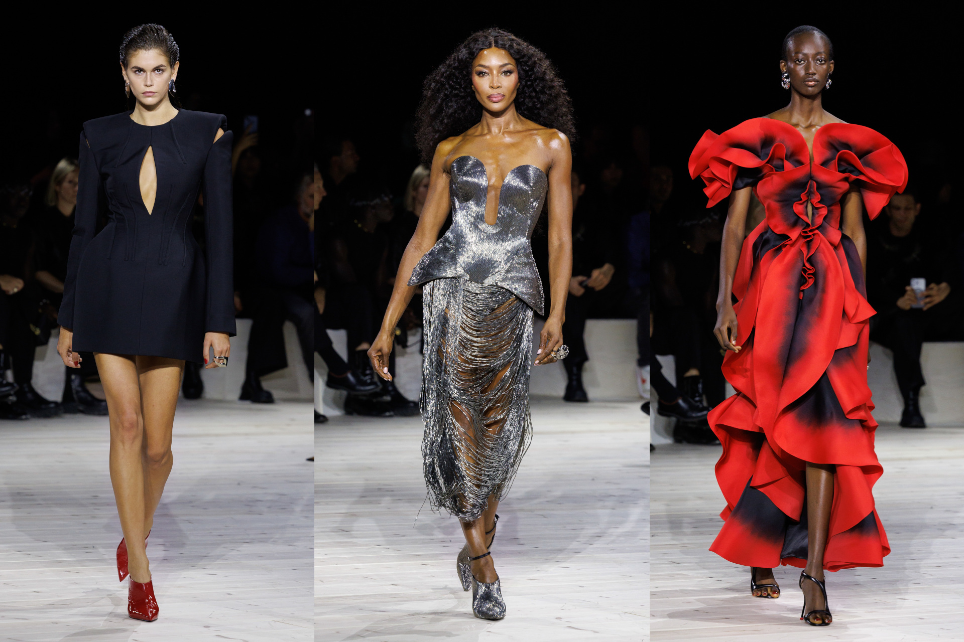 Alexander McQueen's last collection unveiled on Paris catwalk