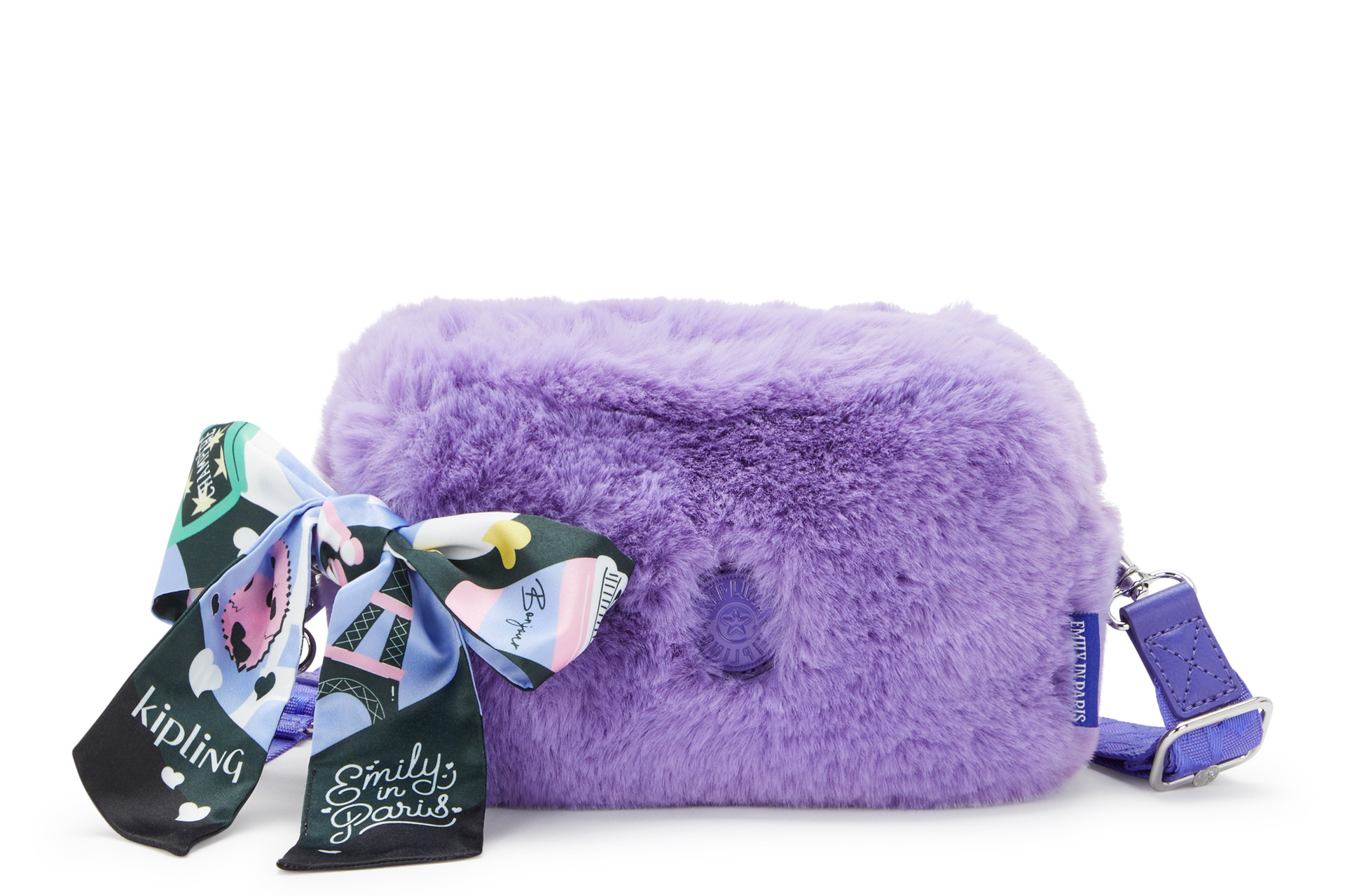 Kipling x Emily In Paris: A Purple-Tastic Collaboration