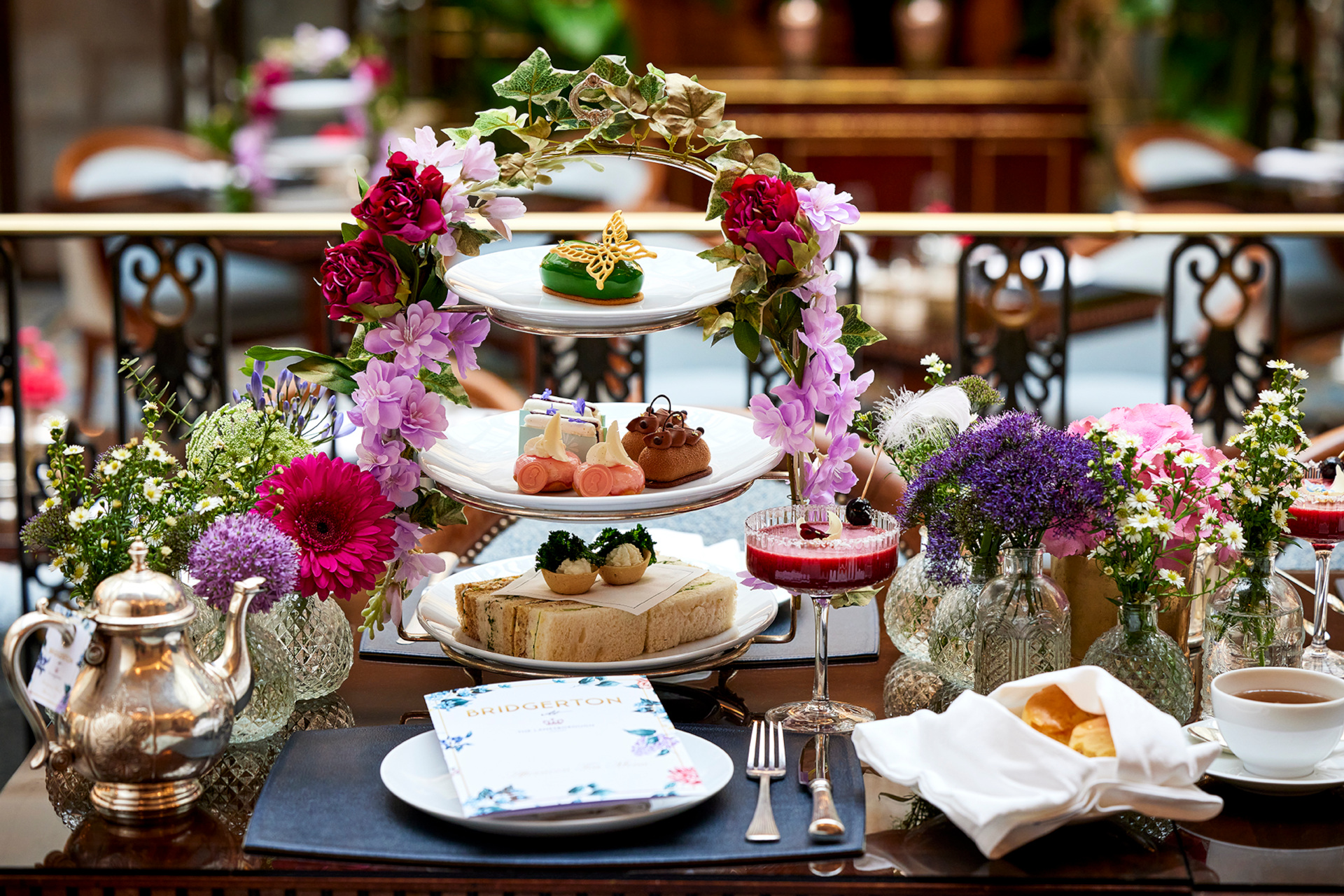 A Bridgerton-Inspired Festive Afternoon Tea Is Launching In London