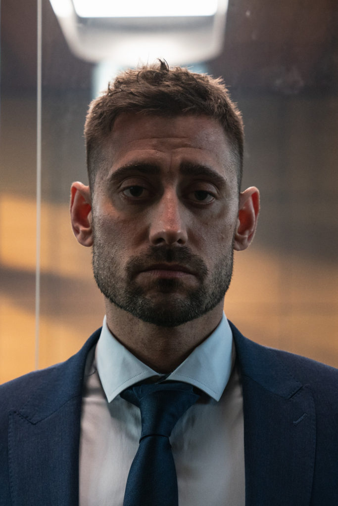 Michael Socha as Justin Mitchell in Showtrial series 2