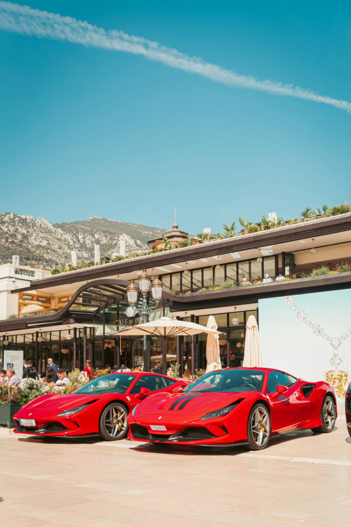 two cars in Monaco