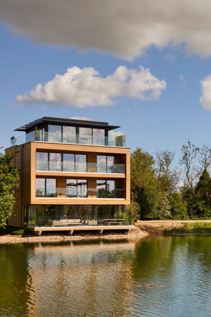 Modern lakeside home at Cotswolds Waters