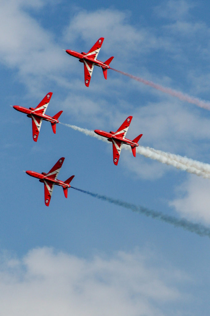 The Red Arrows will fly over London for the King's Birthday