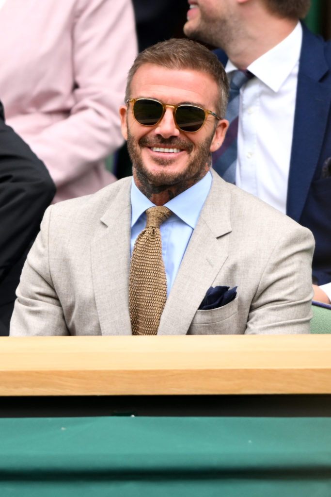 David Beckham at Wimbledon