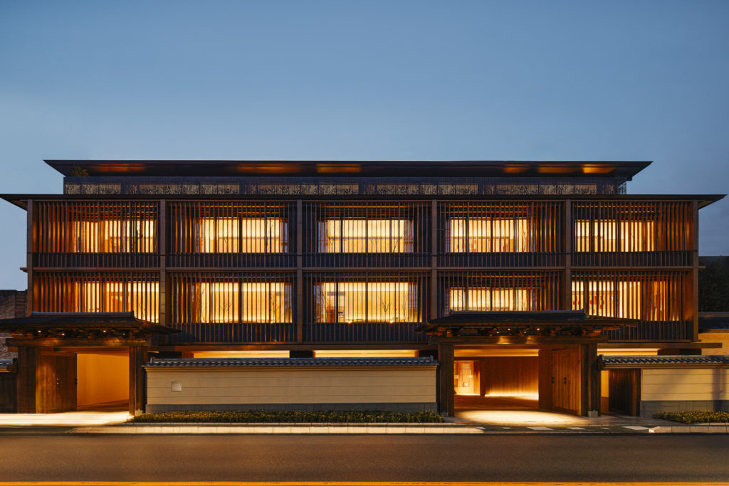 The exterior of the Six Senses Kyoto