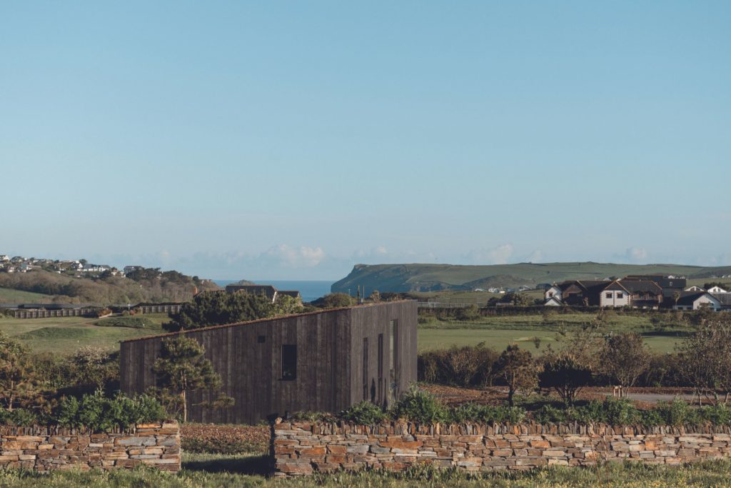 Scandi-inspired wooden cabin in Cornwall