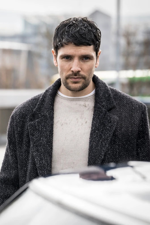 Colin Morgan as Michael in upcoming BBC drama, Dead and Buried.