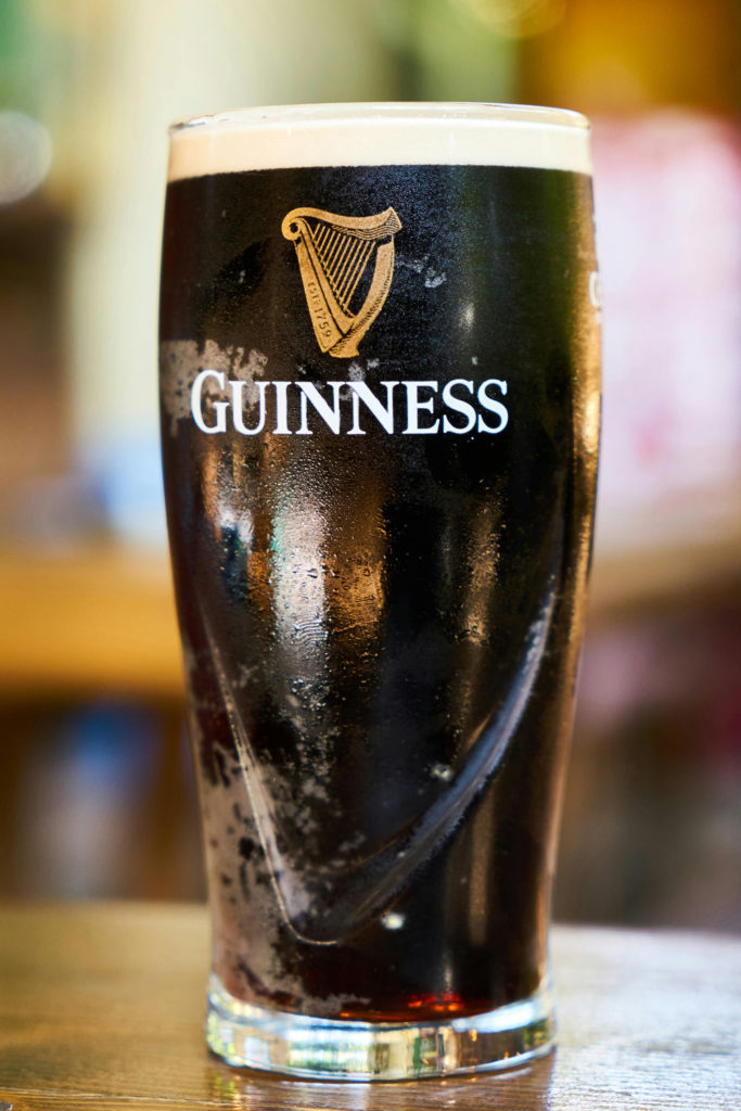 A pint of Guinness