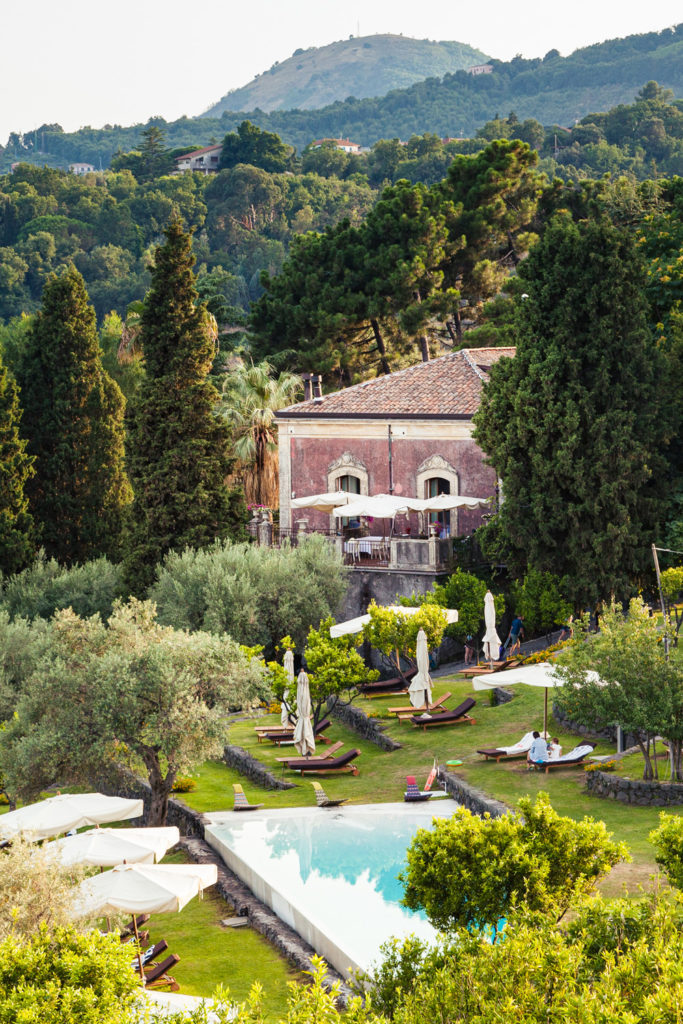 The exterior of Monaci delle Terre Nere