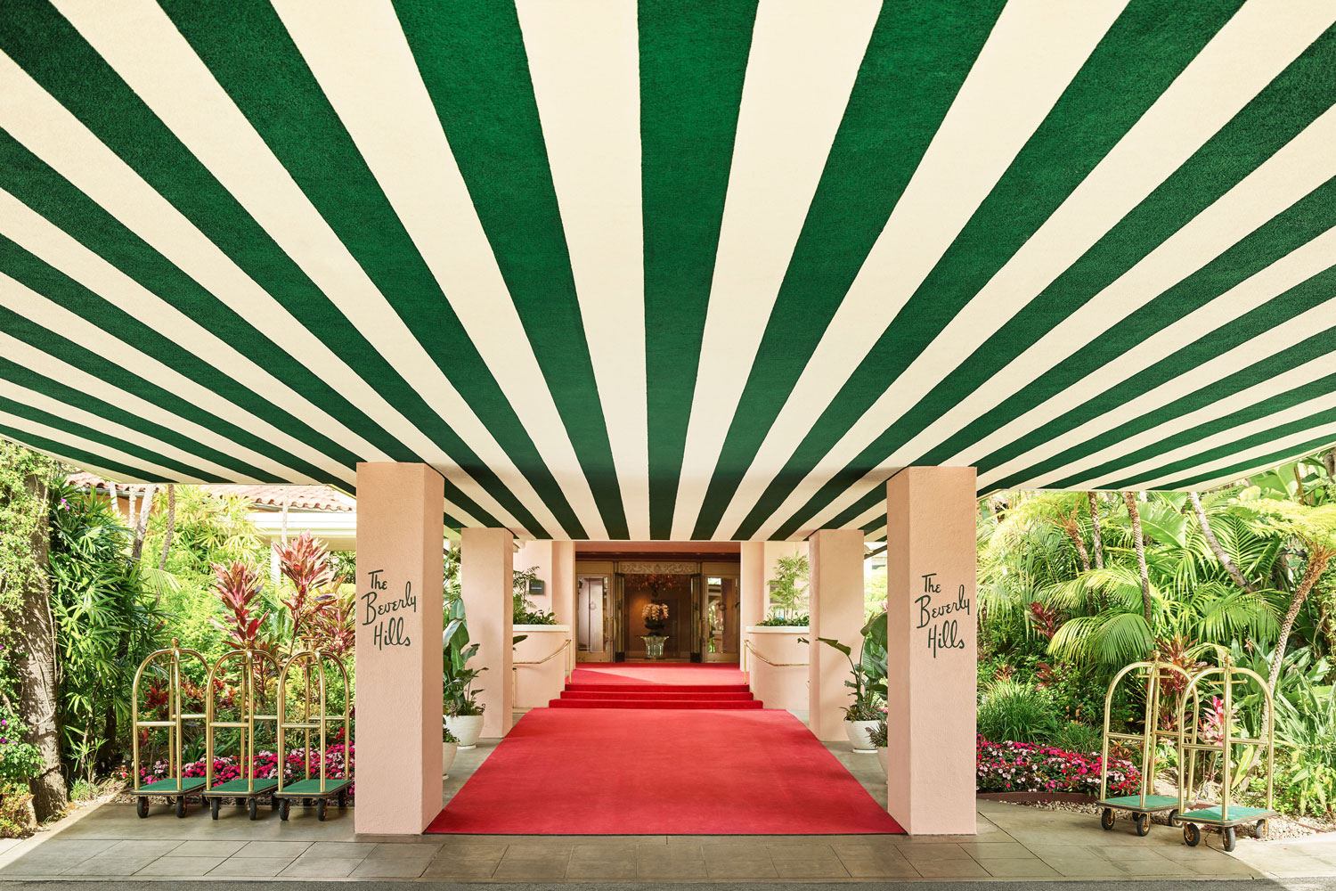 Entrance to the Beverly Hills Hotel