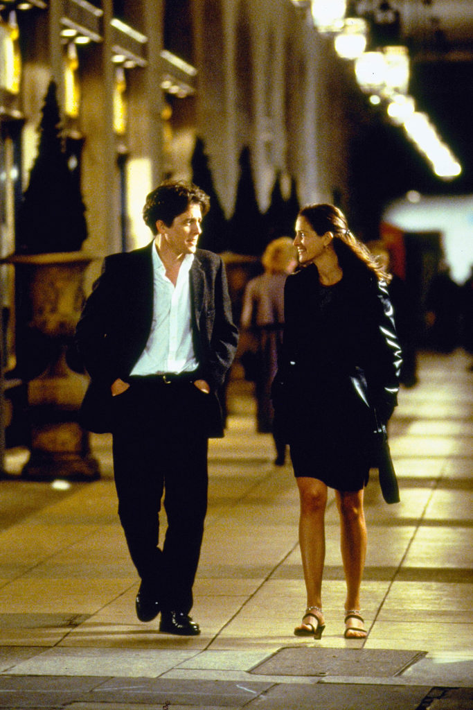 Hugh Grant and Julia Roberts star in Notting Hill