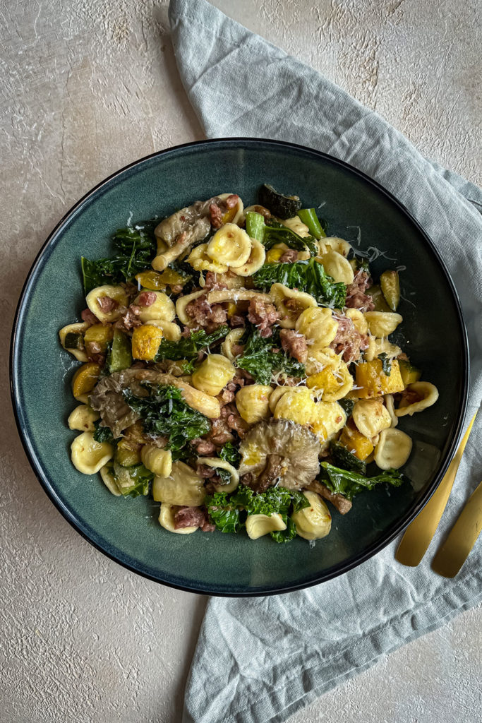 Orecchiette with Toulouse sausage