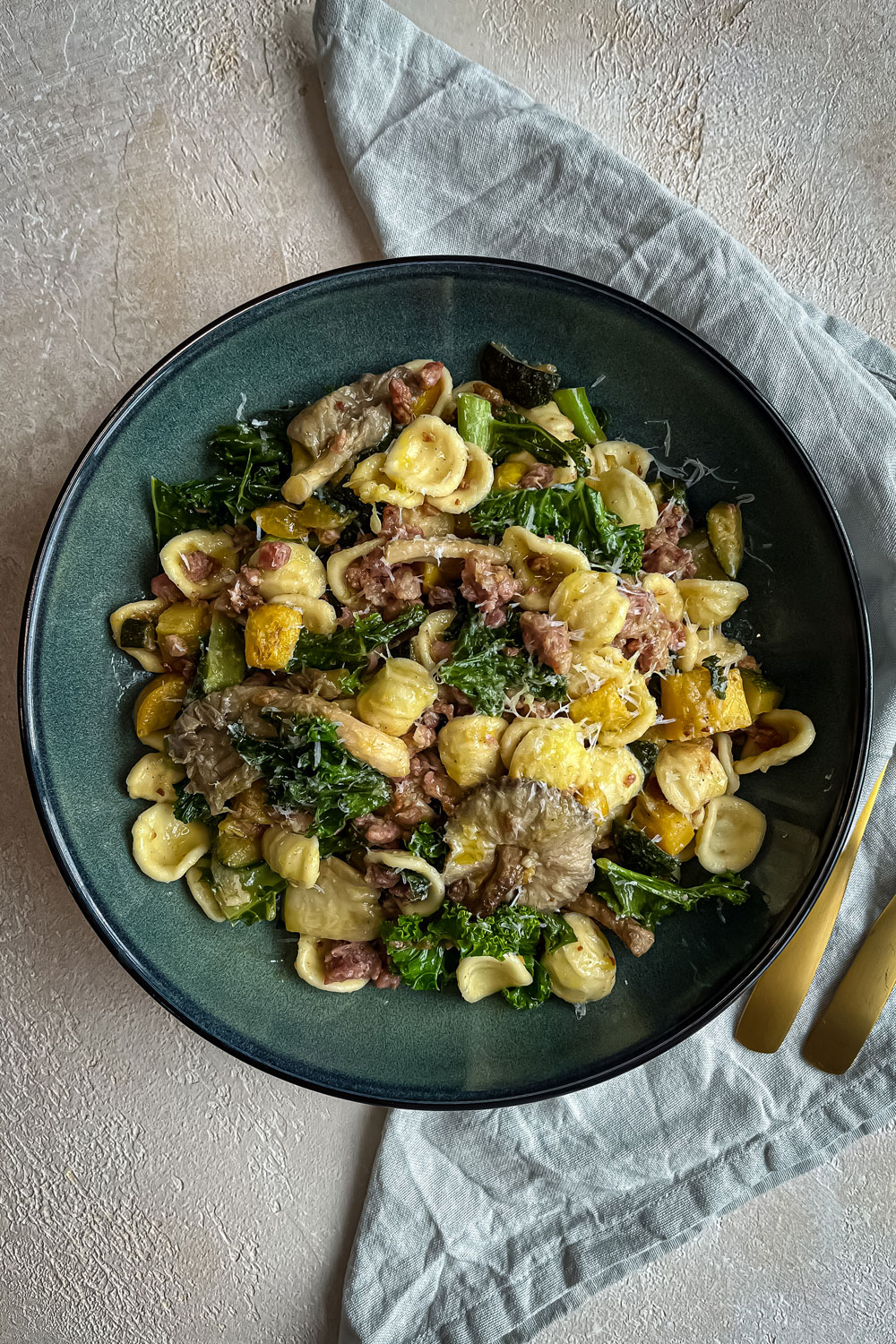 Recipe: Orecchiette with Garlic Toulouse Sausages