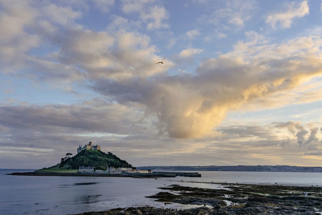 St Michael's Mount at sunset