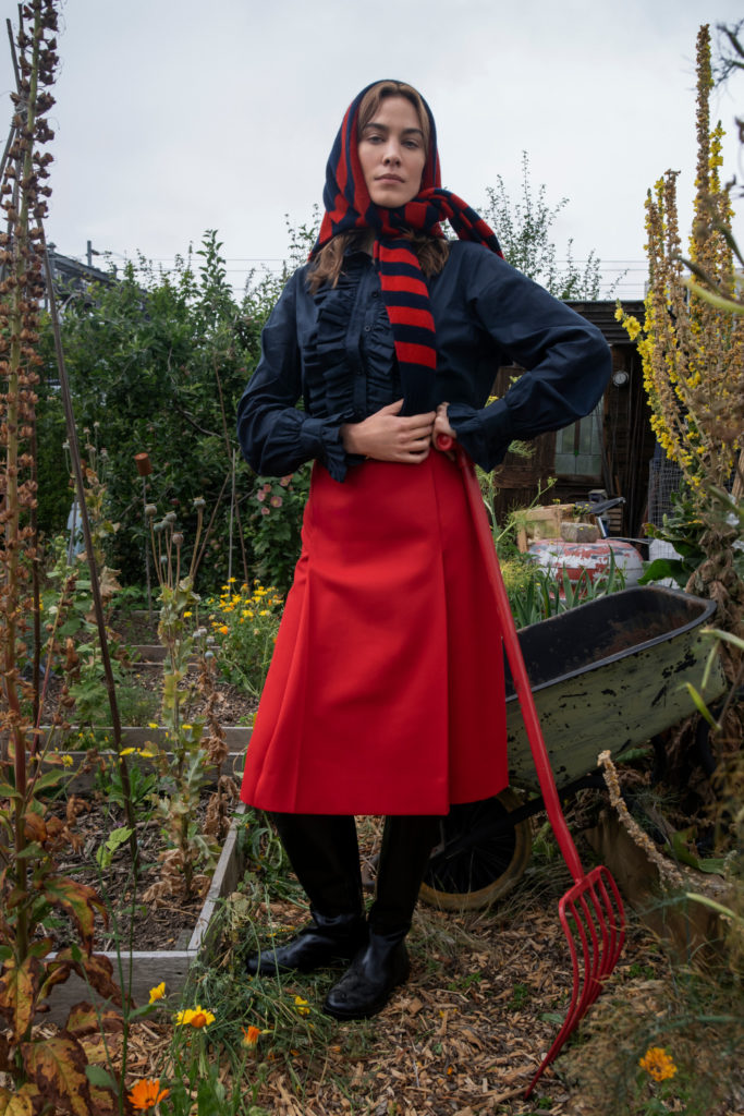 Alexa Chung dressed in Barbour AW24