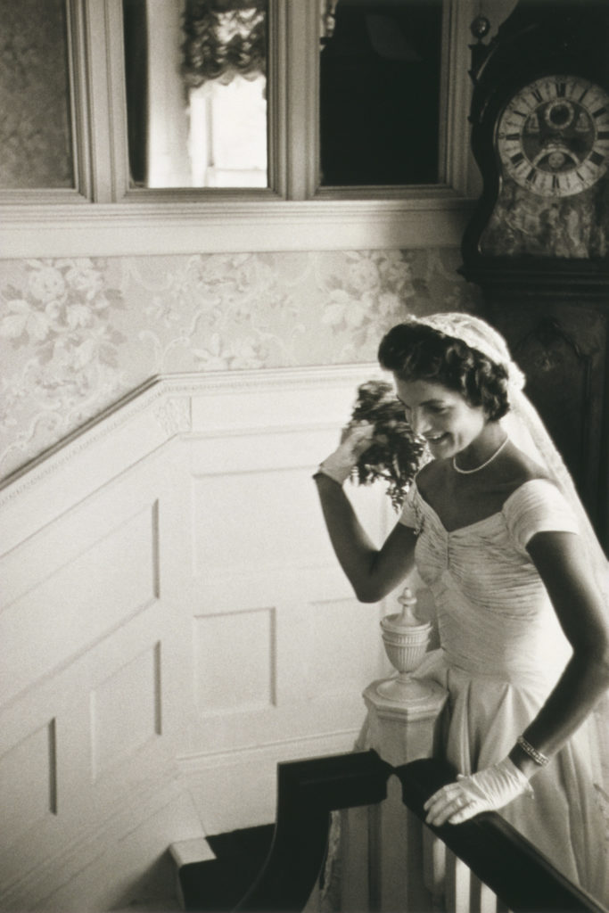 Jacqueline Kennedy on her wedding day