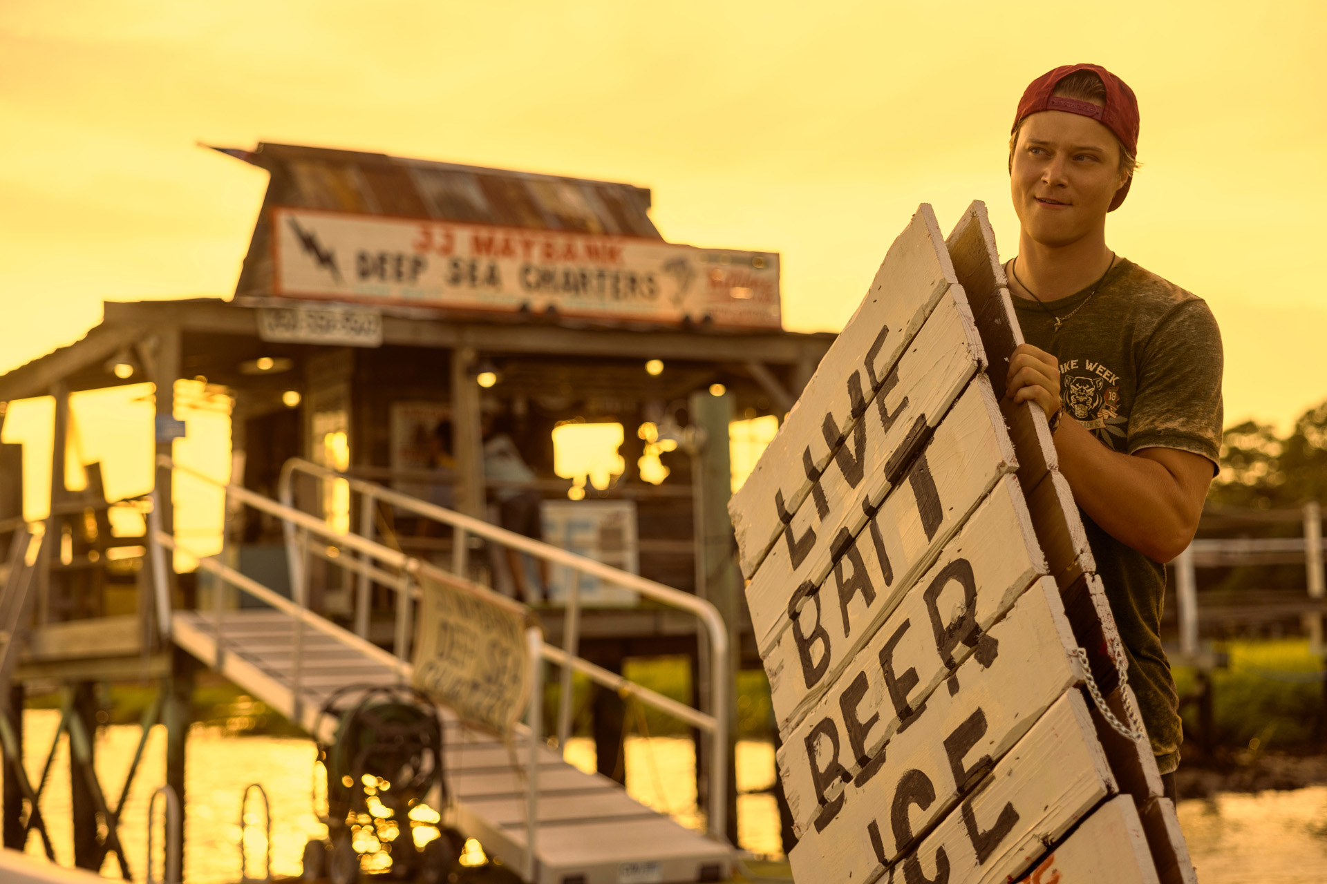 Rudy Pankow as JJ in episode 401 of Outer Banks