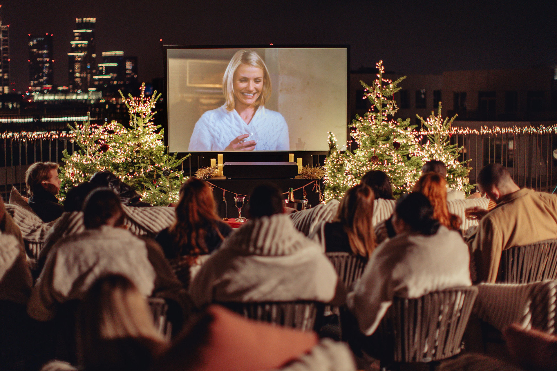 This London Hotel Is Launching A Festive Rooftop Cinema