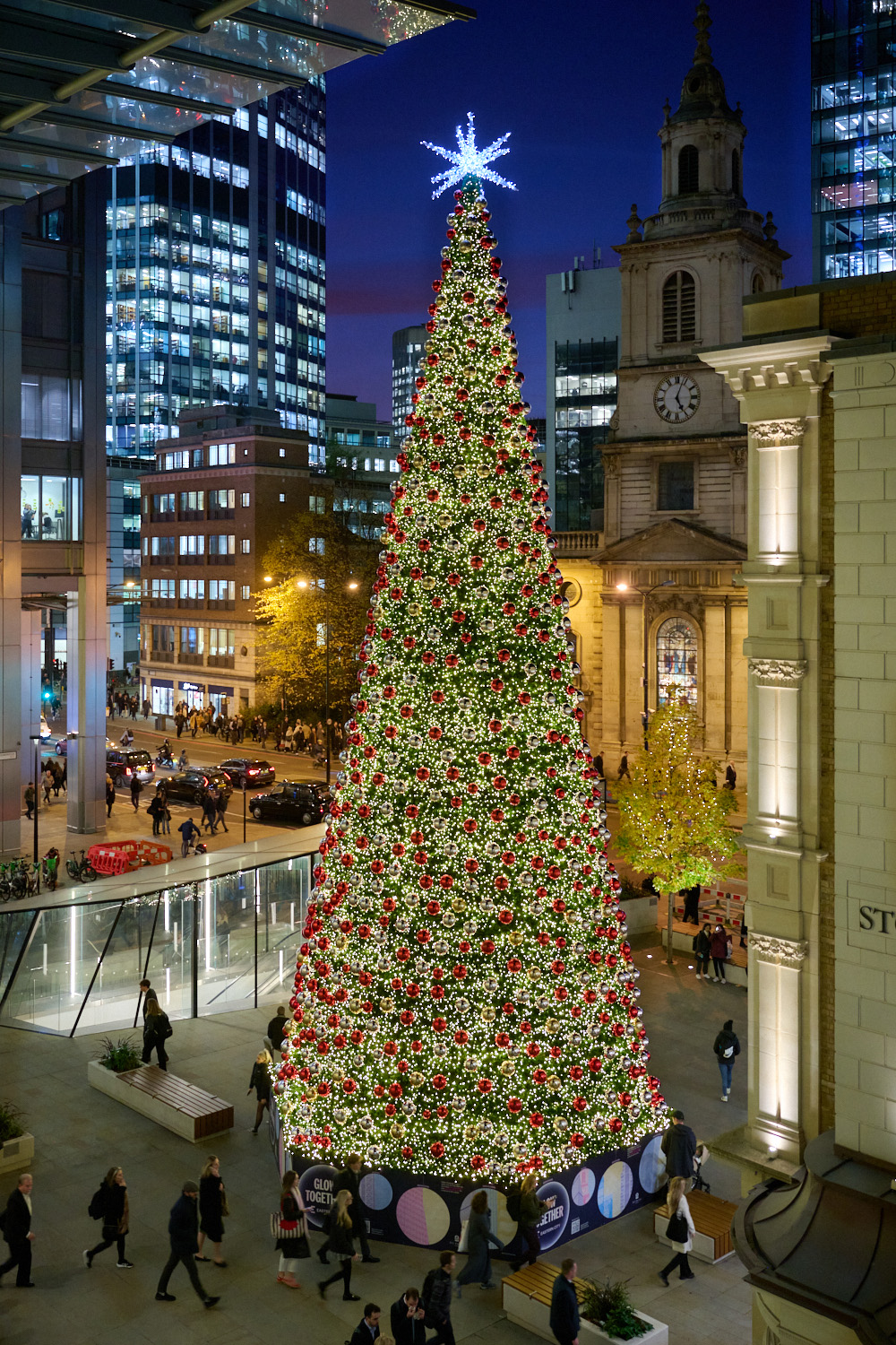 London's Tallest Christmas Tree Has Landed