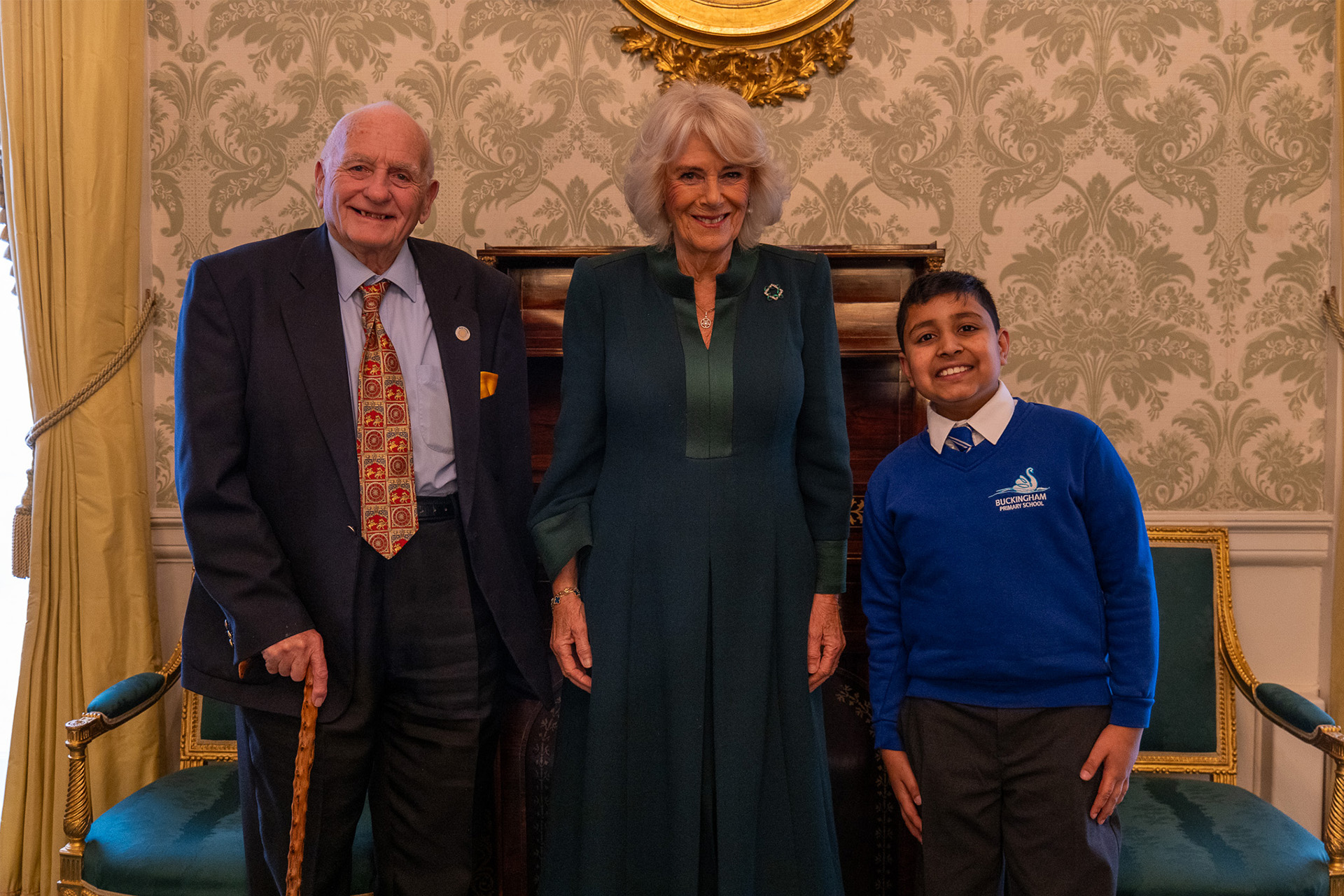 Poetry Together - Winners Aged Nine and Ninety-Two Meet The Queen