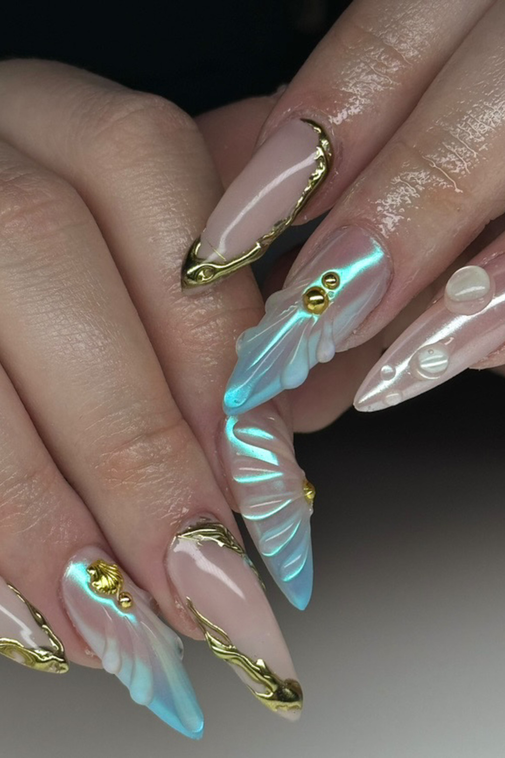 The Mermaid Mani Is Swimming Its Way Into Nail Salons